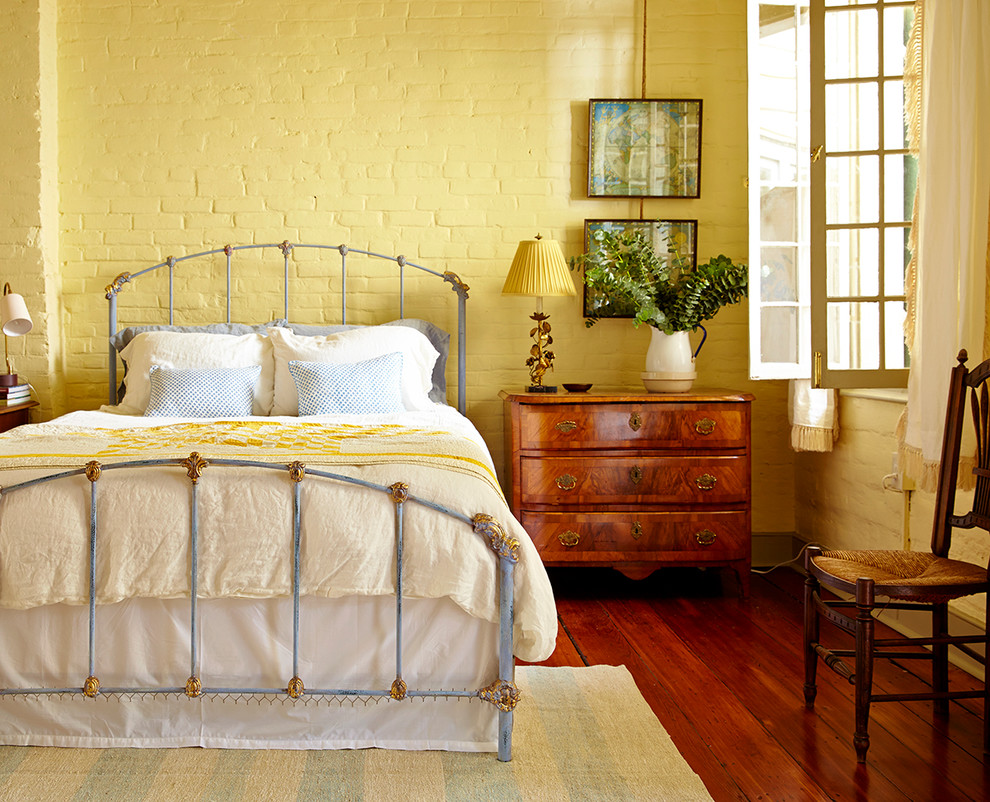 Eclectic bedroom in New Orleans.