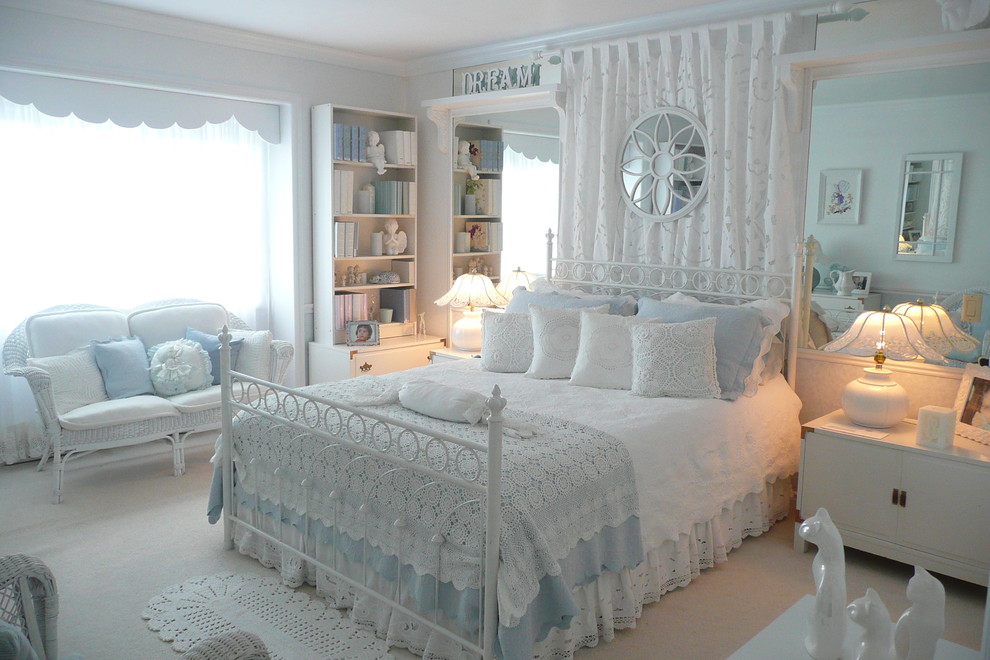 Example of a classic bedroom design in Vancouver