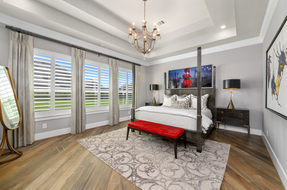 Friendswood West Ranch New Build - Transitional - Bedroom - Houston ...