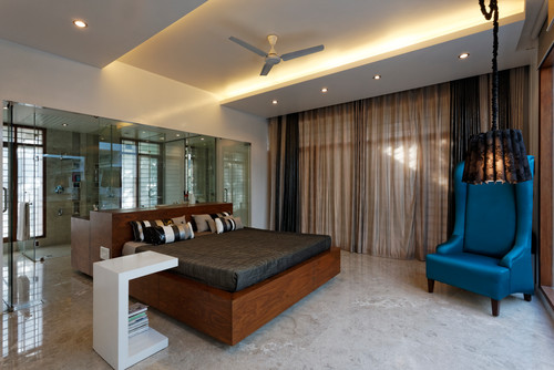 Gypsum False Ceiling design in Bedroom
