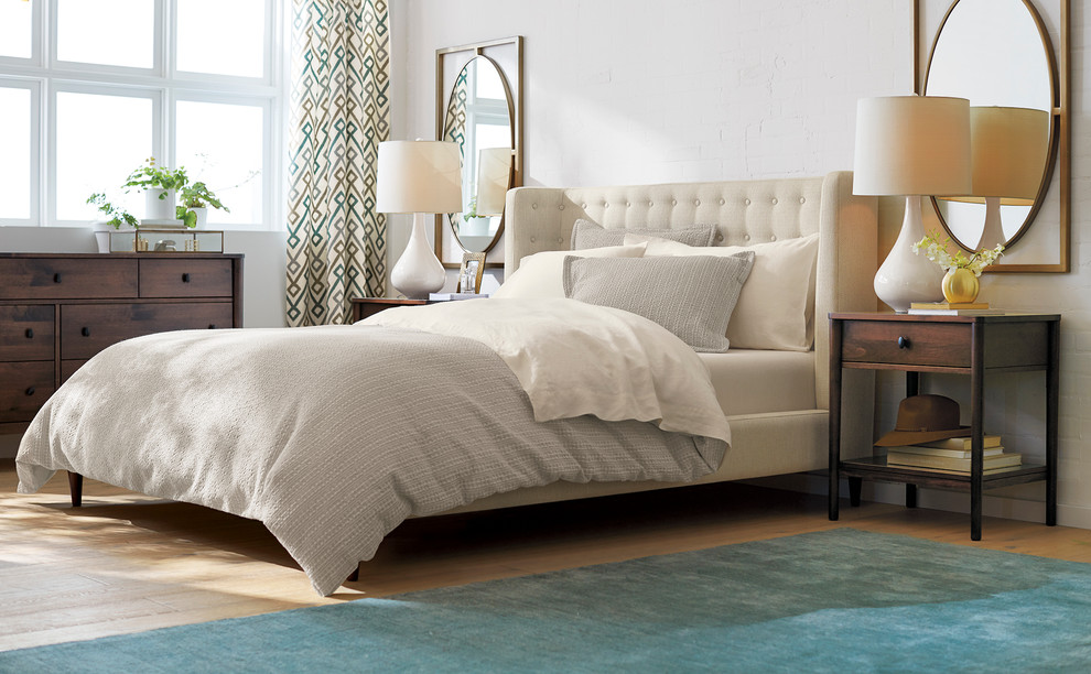 Gia Upholstered Bed Bedroom Chicago by Crate&Barrel Houzz