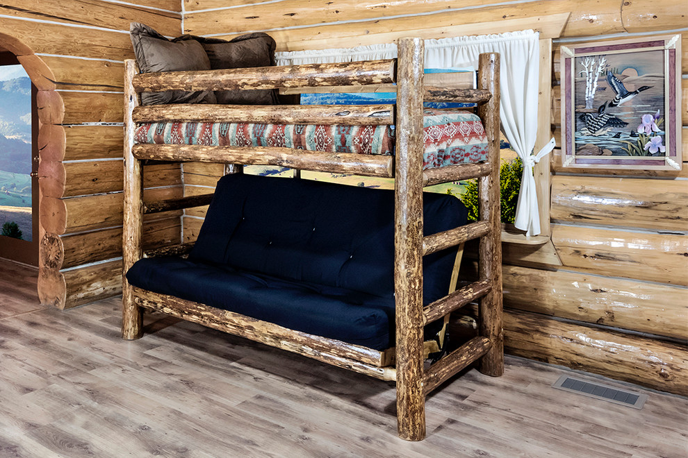 Glacier Country Collection Twin Bunk over Full Futon ...