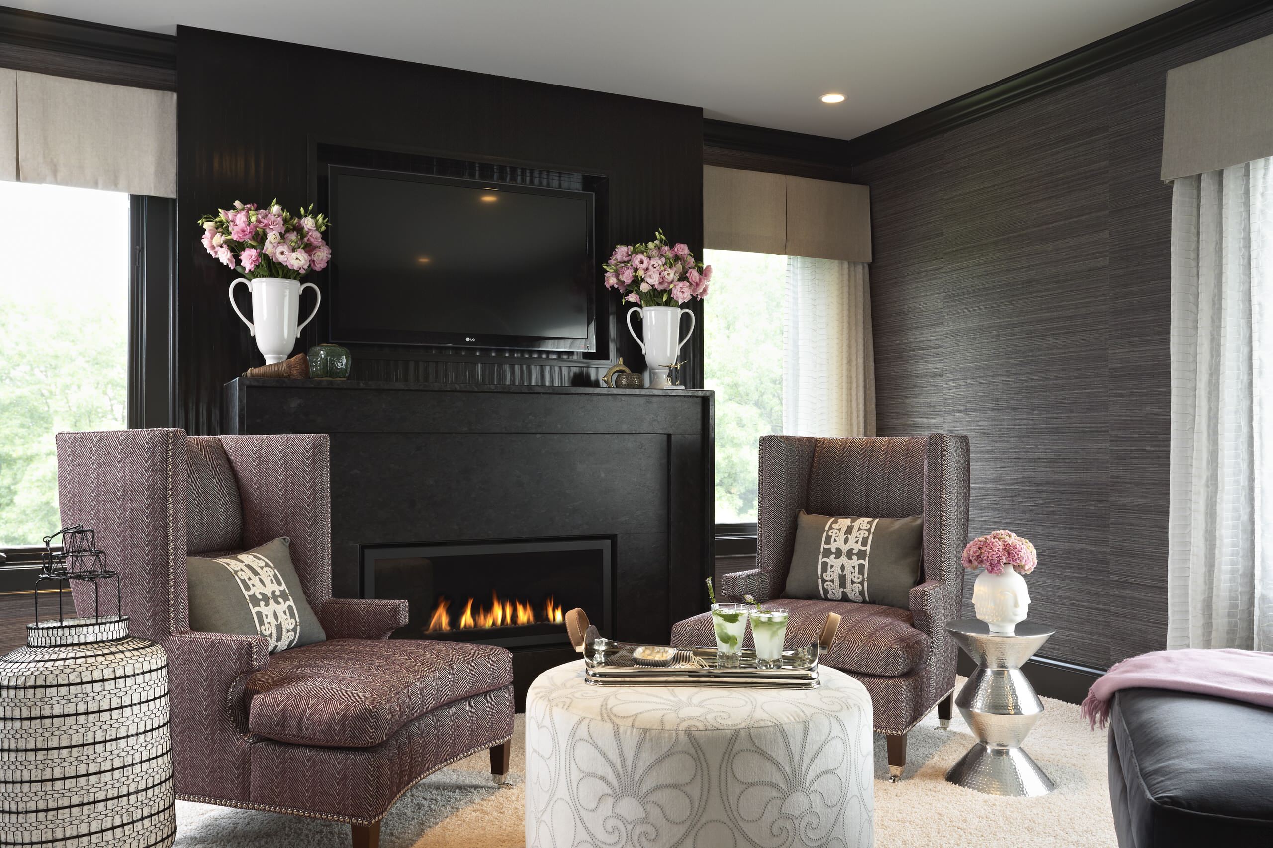 Glamorous Boudoir Contemporary Bedroom Minneapolis By Lucy Interior Design Houzz