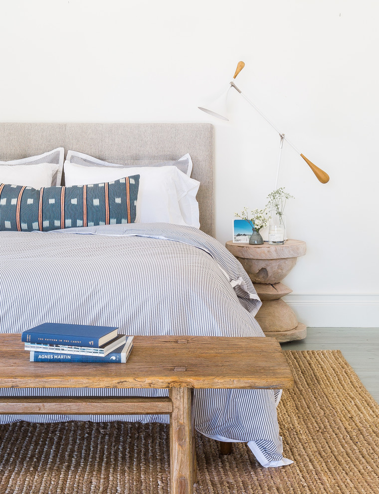 Large cottage guest light wood floor bedroom photo in San Francisco