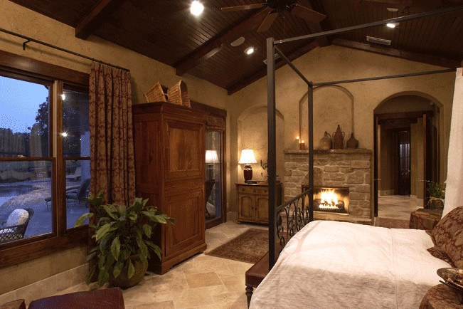 This is an example of a traditional bedroom in Austin.