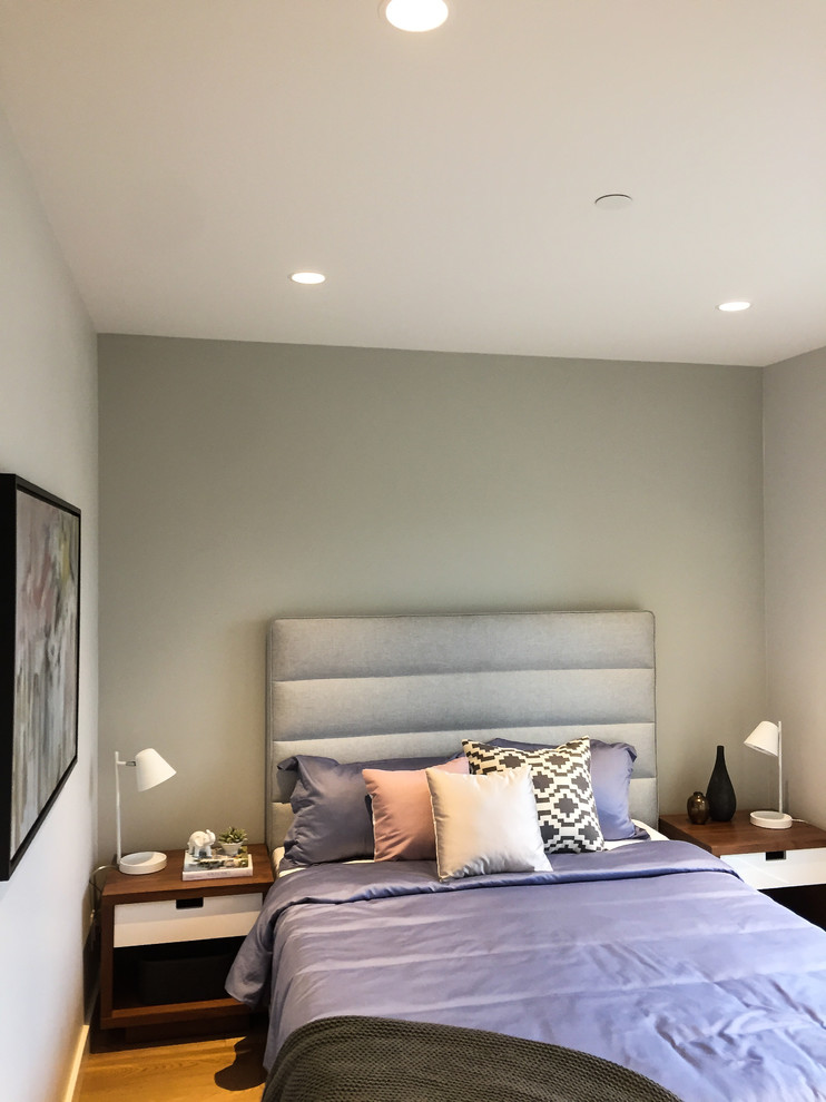 Example of a trendy bedroom design in Vancouver