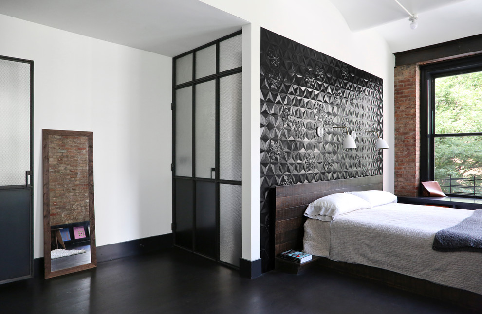 Inspiration for an industrial bedroom remodel in San Francisco