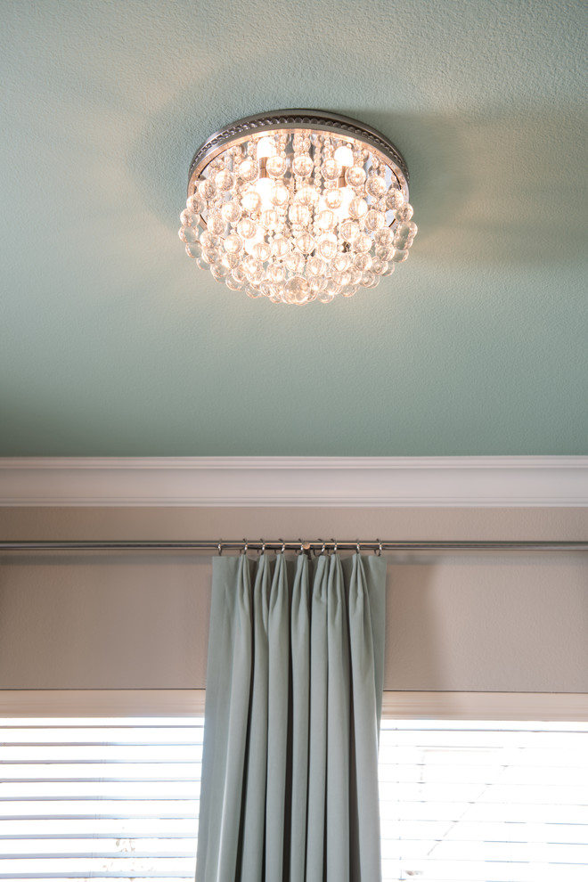 Green & Yellow Master Bedroom Retreat Transitional Bedroom Dallas