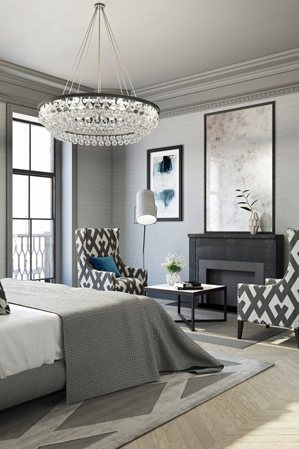 Greenwich Village, New York - Klassisch modern - Schlafzimmer - New