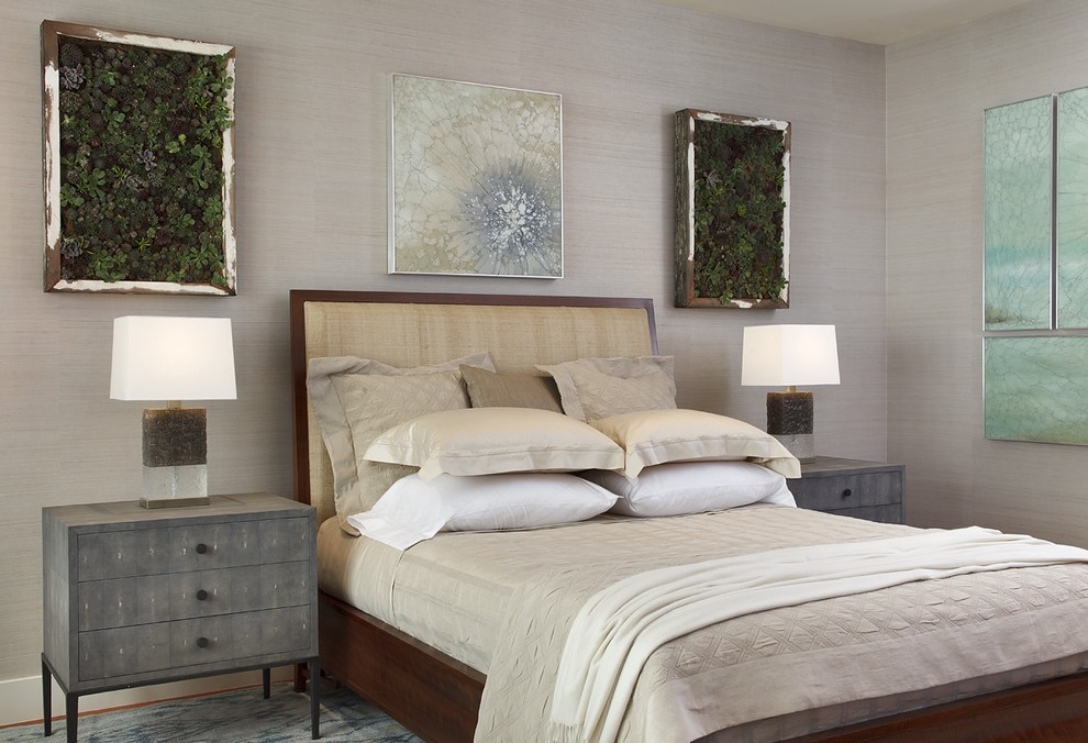 Example of an eclectic guest bedroom design in San Francisco