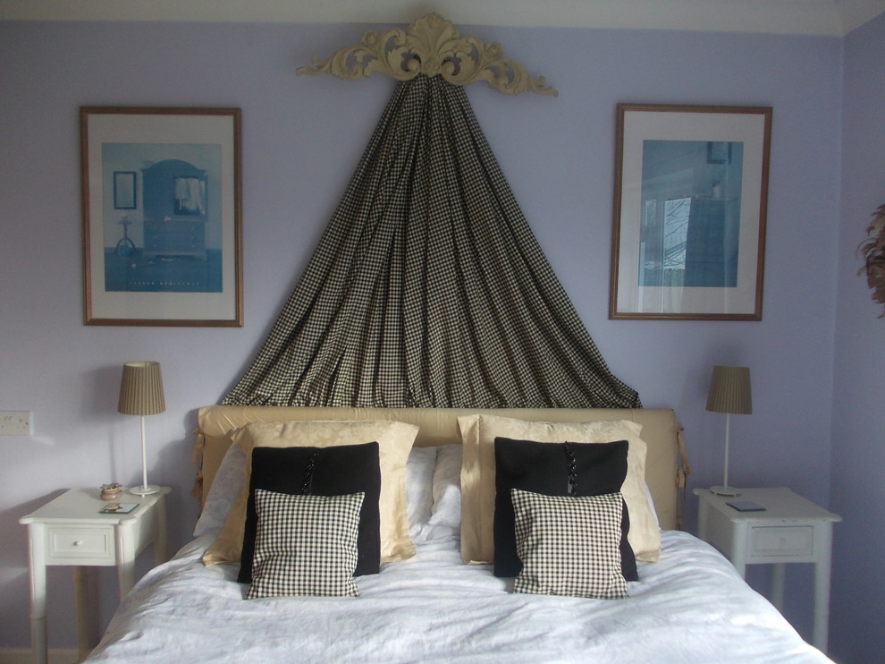 Elegant bedroom photo in Manchester