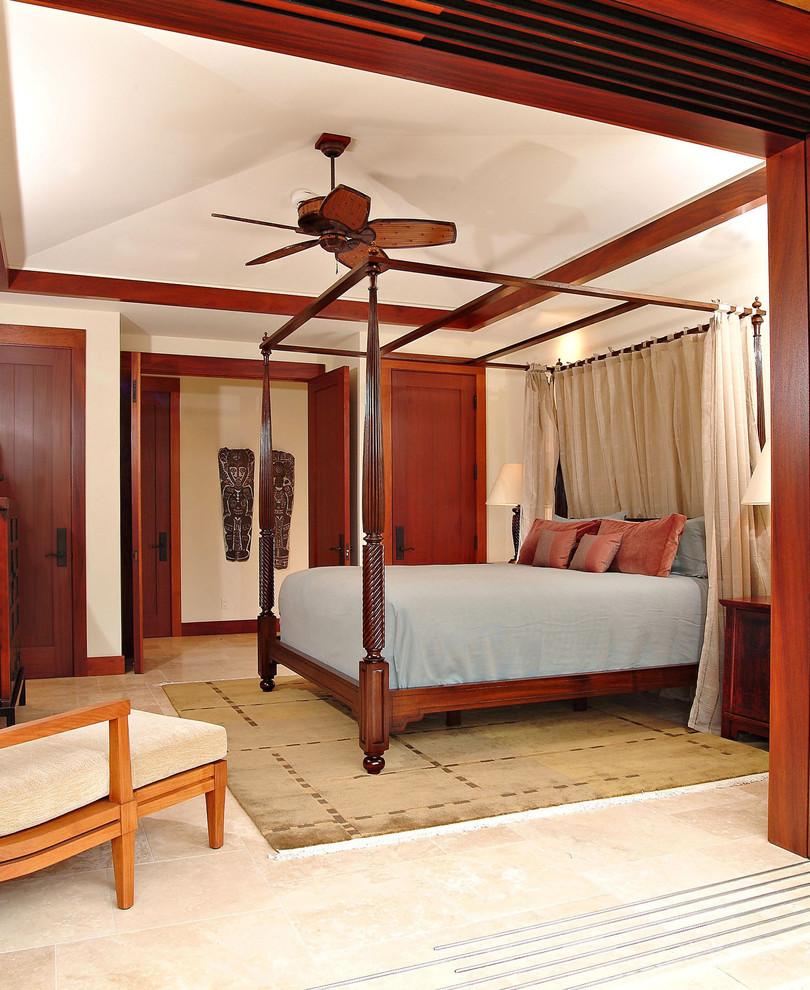 Exempel på ett exotiskt sovrum