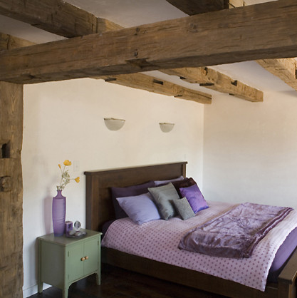 Inspiration for a rustic bedroom remodel in San Francisco