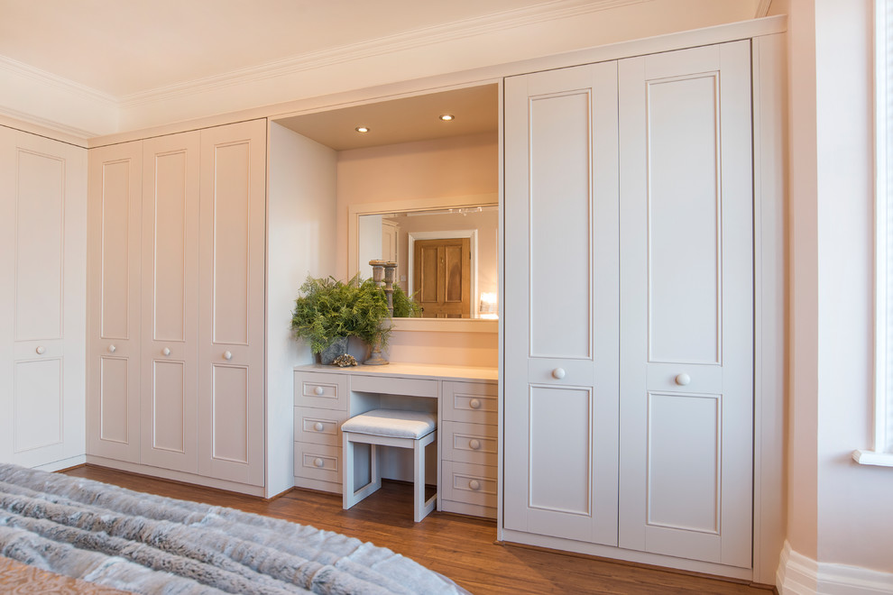 Hammonds Harpsden fitted wardrobes in painted stone Traditional
