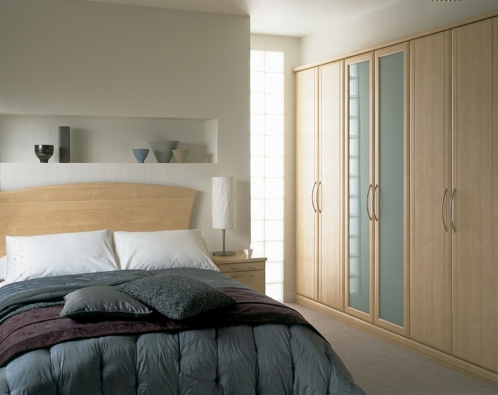 Hammonds Libretto fitted bedroom in Maple Modern Bedroom Essex