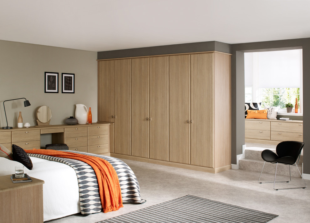 Hammonds Libretto Fitted Wardrobes in Aragon Oak Traditional