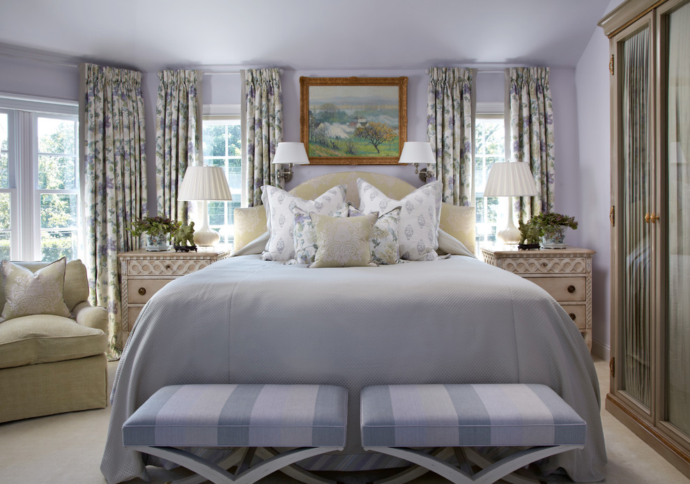 Inspiration for a timeless bedroom remodel in Miami