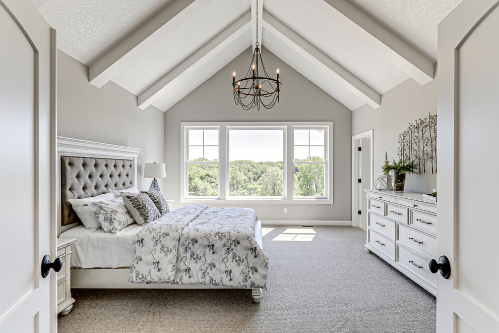 Hamptons Inspired Home Beach Style Bedroom Minneapolis by
