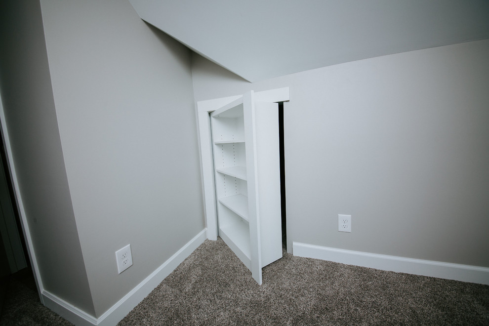 Happy Hollow Attic Suite Transitional Bedroom Omaha by Bearded