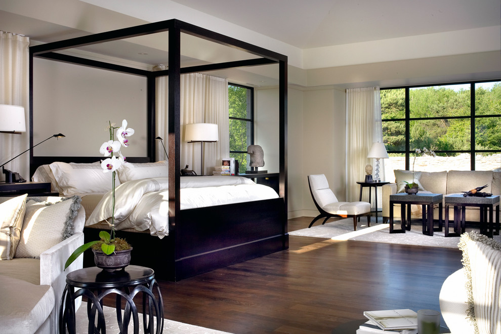 グランドラピッズにあるコンテンポラリースタイルのおしゃれな寝室