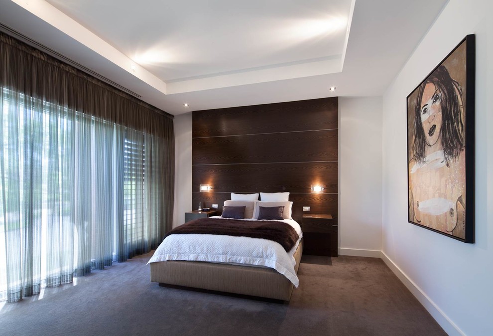 Hawthorn Contemporary Bedroom Melbourne by Jane Riddell