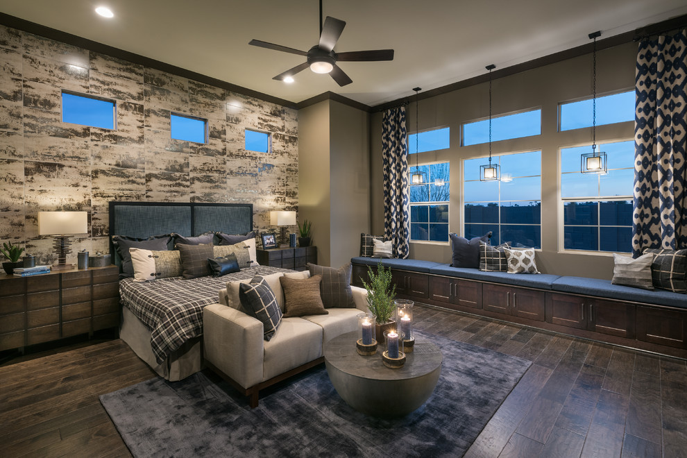 Hawthorn Manor Jade Plan Southwestern Bedroom Phoenix by