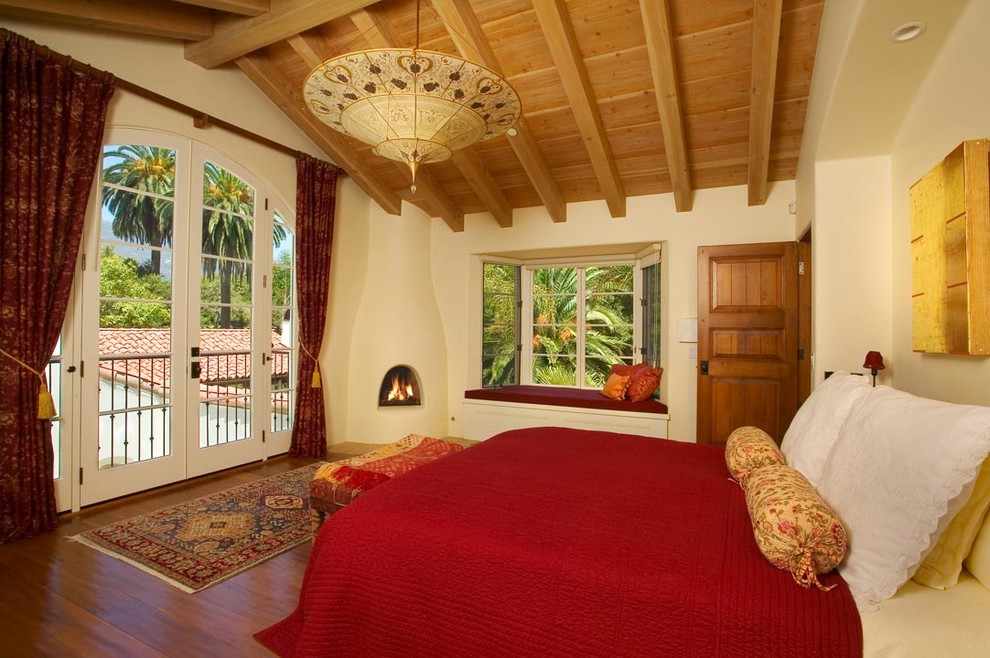 Tuscan bedroom photo in Santa Barbara