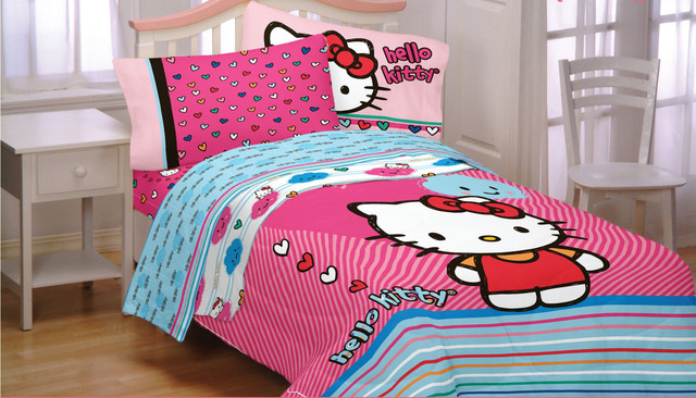 Hello Kitty Bedding And Room Decorations Minimalistisch Schlafzimmer Jacksonville Von Obedding Houzz