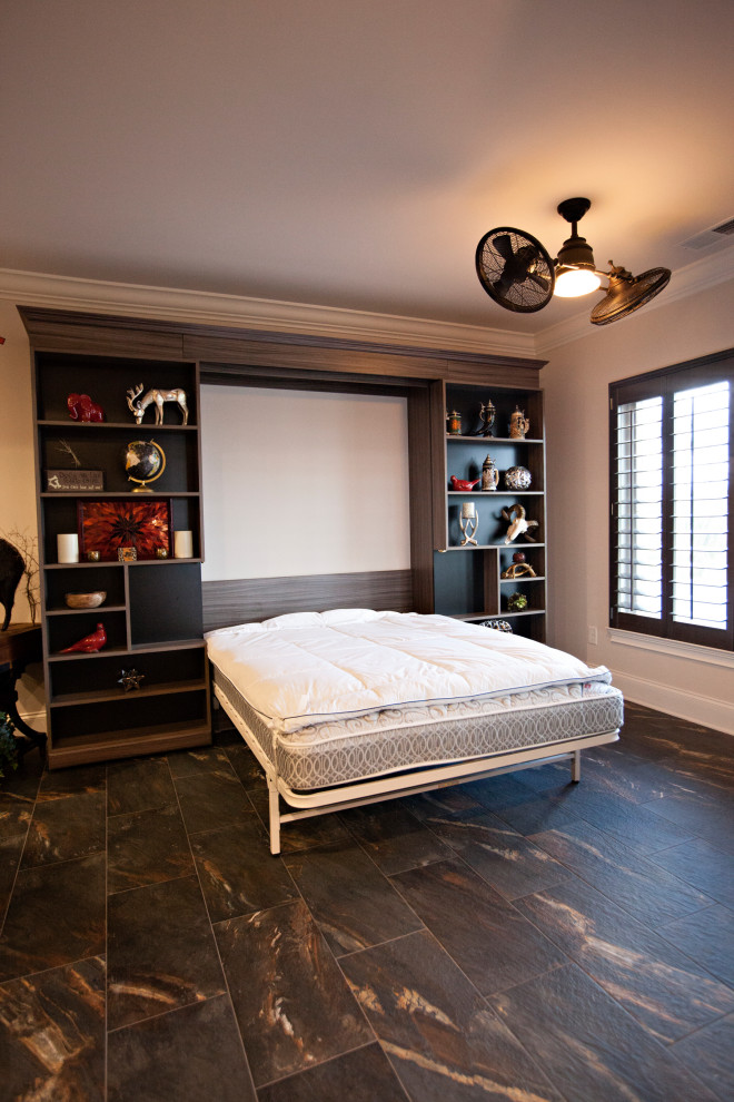 Hidden Murphy Bed Chambre Autres périmètres par More Space Place