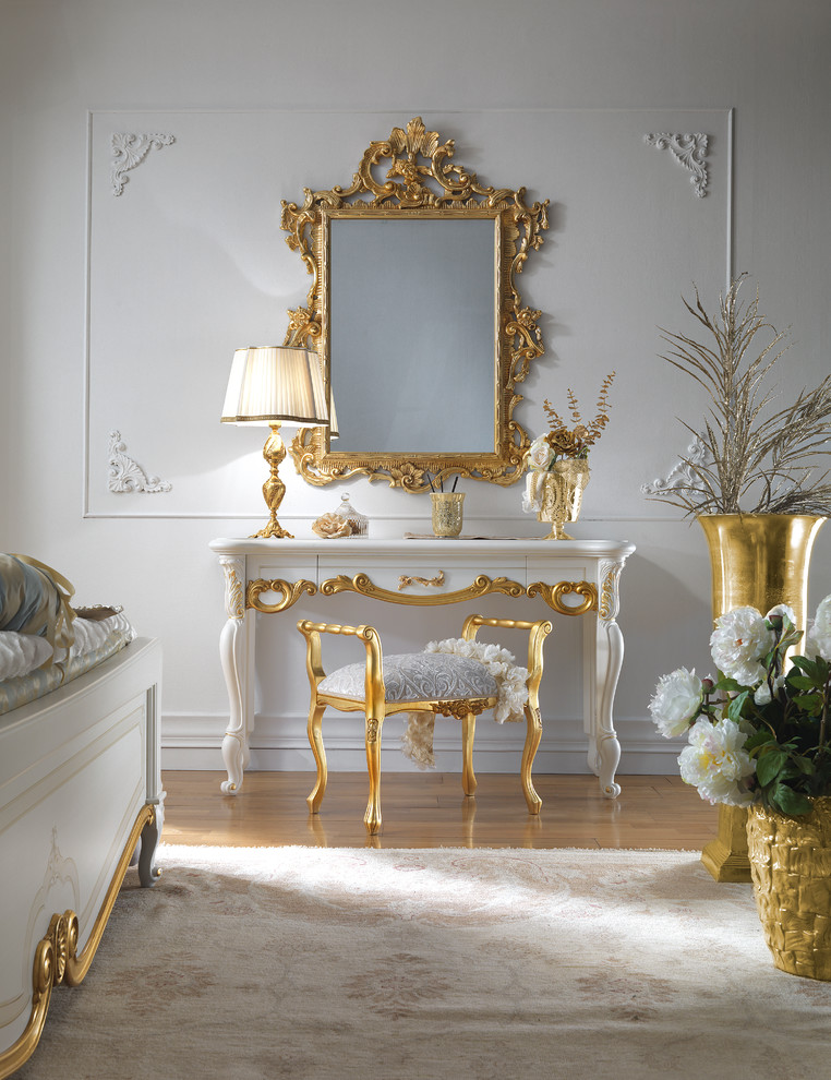 High End Italian Dressing Table And Mirror Set - Traditional - Bedroom -  London - by Juliettes Interiors Ltd | Houzz