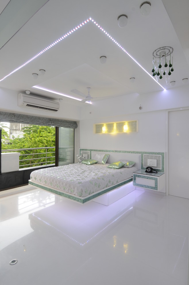 Modernes Schlafzimmer in Mumbai