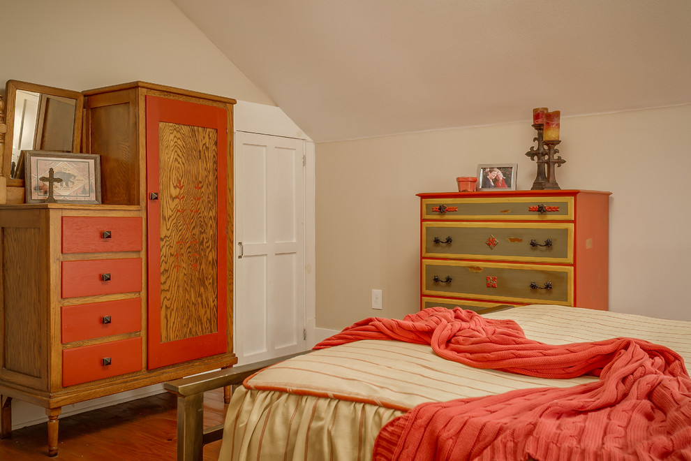 Foto di una camera da letto stile americano