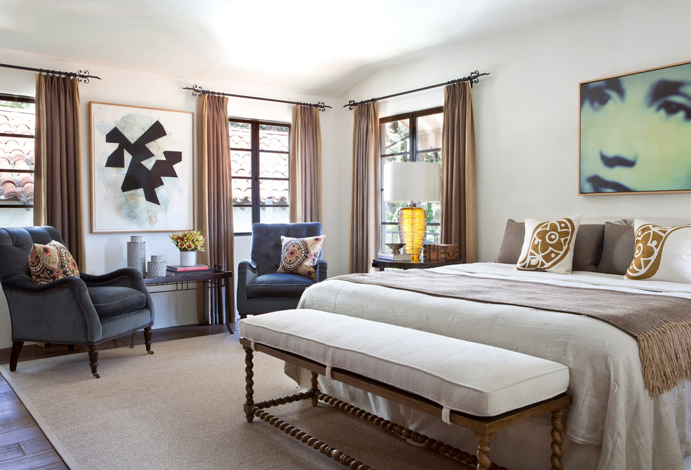 Hollywood Hills Spanish Colonial - Mediterranean - Bedroom - Los ...