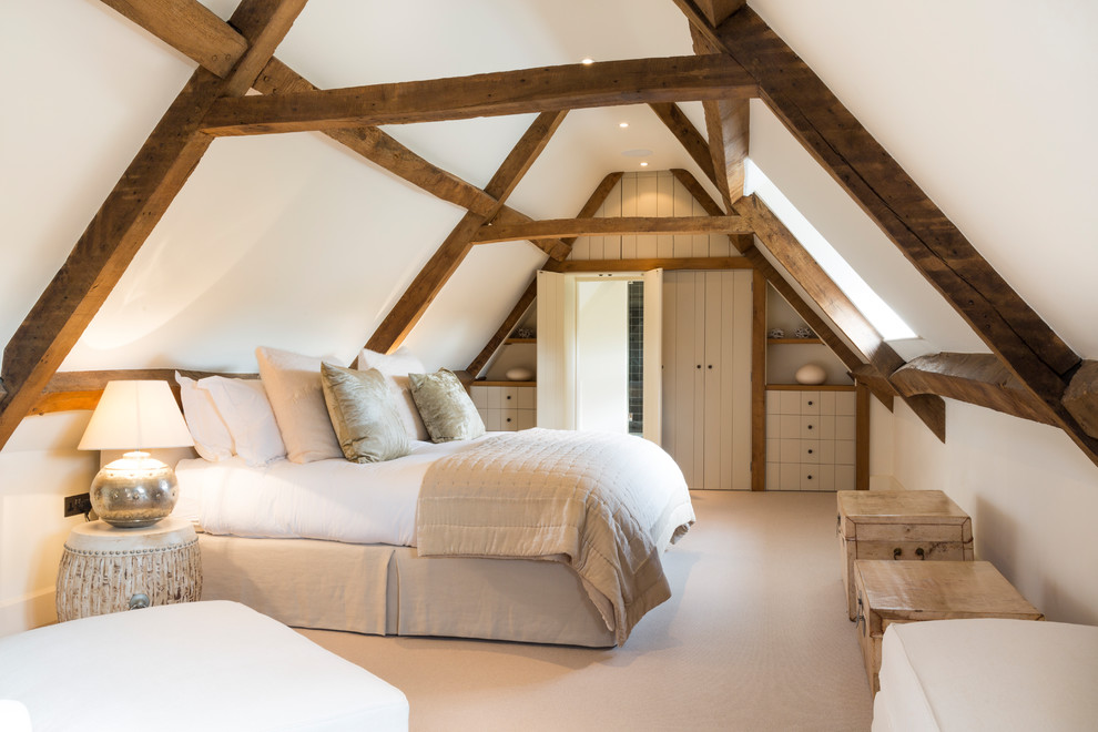 Country bedroom in Gloucestershire.