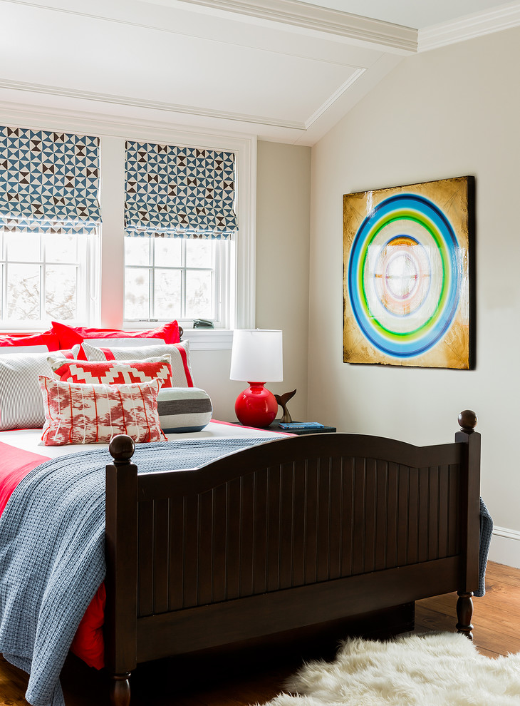 Inspiration for a coastal bedroom remodel in Boston