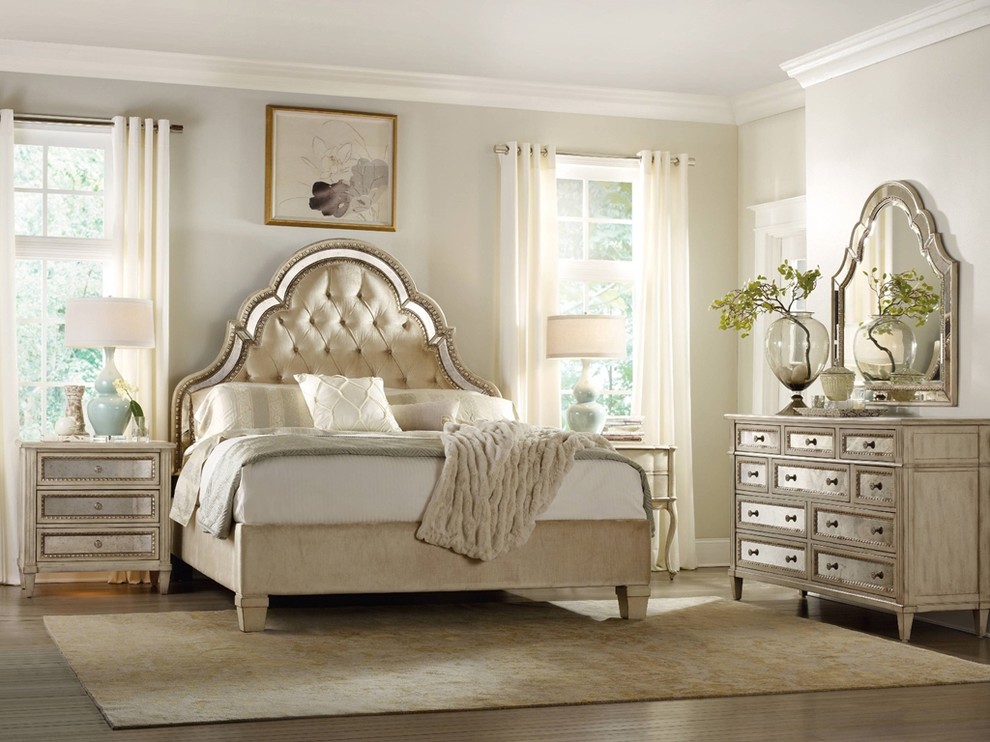 hooker bedroom furniture sanctuary king upholstered bed