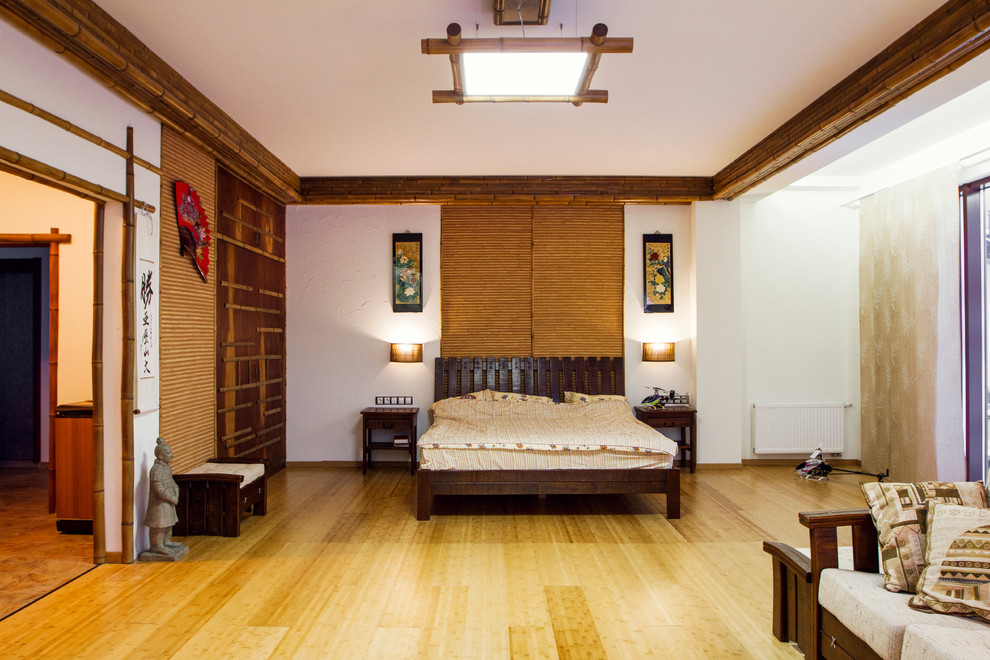 Immagine di una camera da letto etnica
