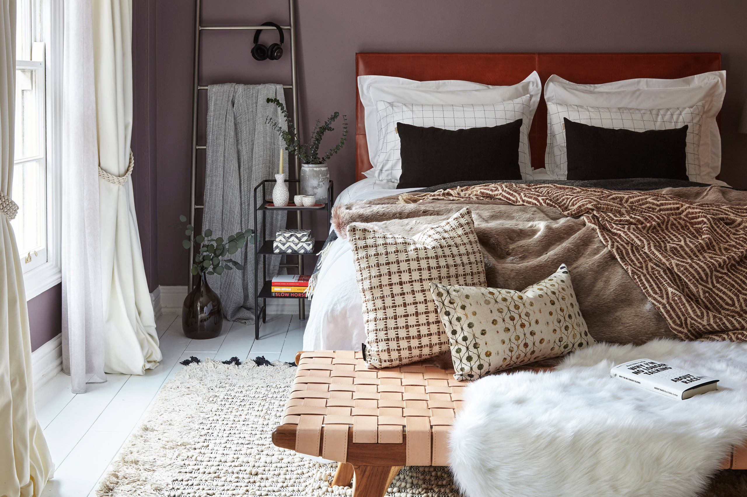 75 Beautiful Bedroom with Purple Walls Ideas and Designs March