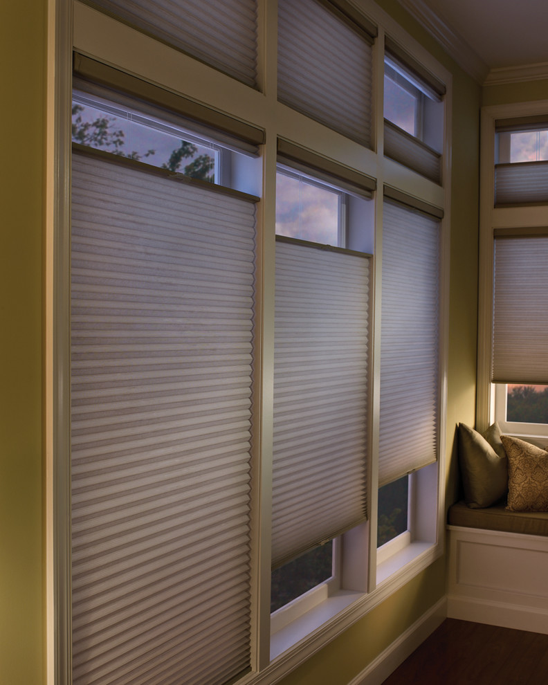 Hunter Douglas Applause Shades Transitional Bedroom