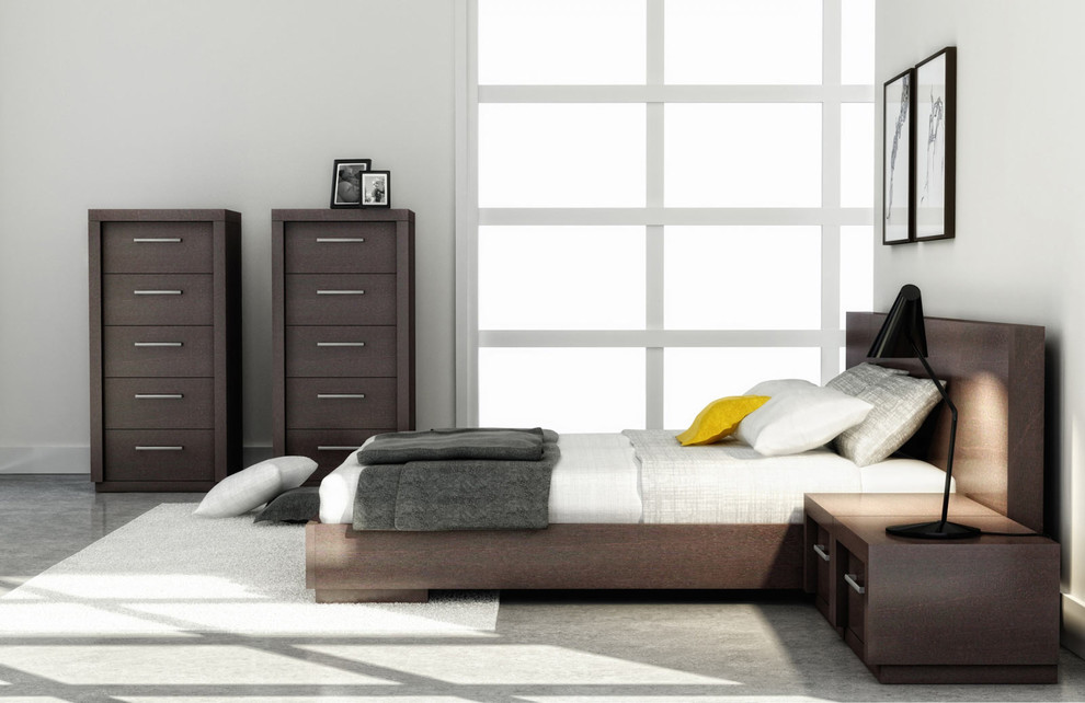 Modernes Schlafzimmer in New York