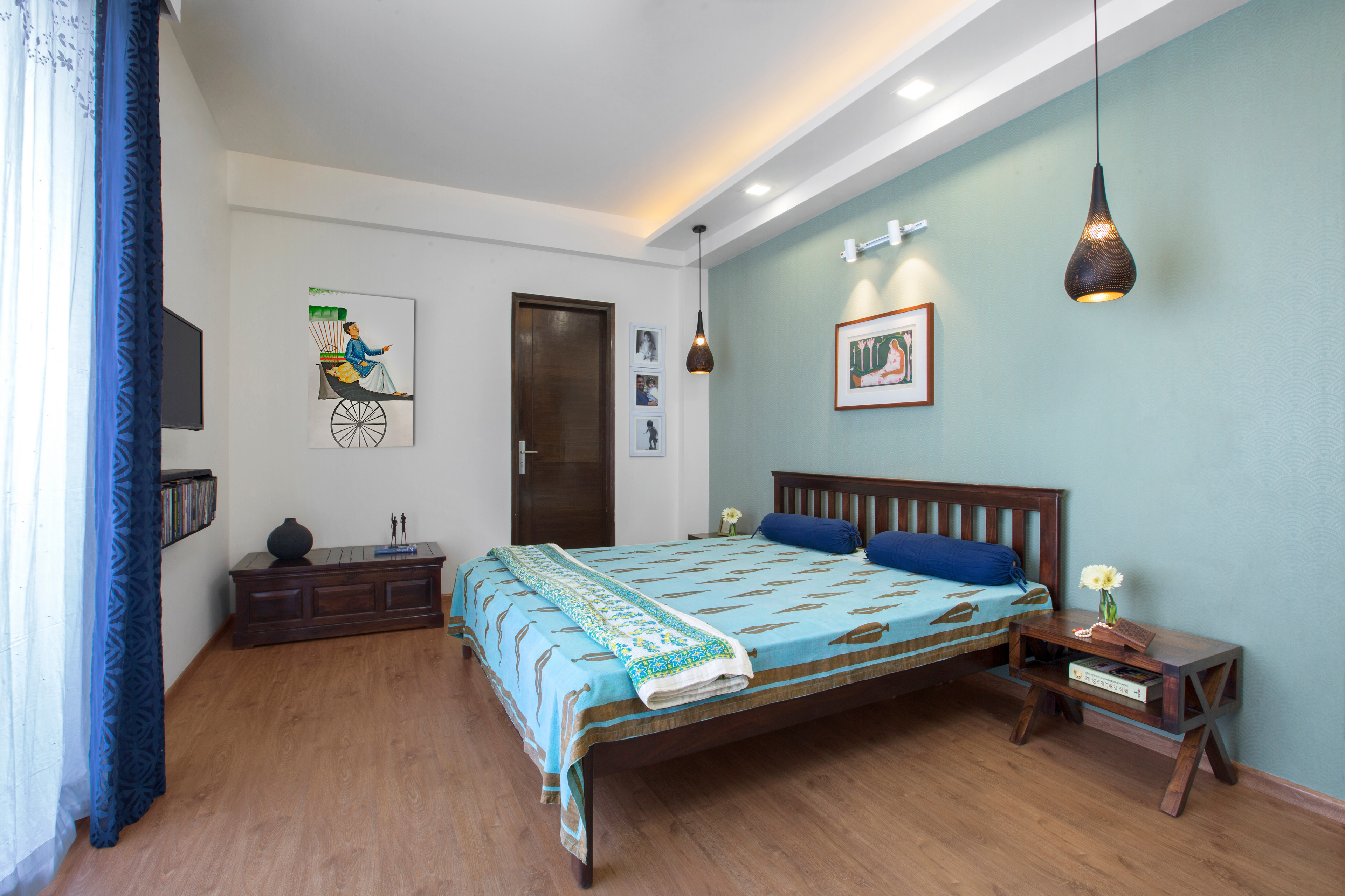 Simple Indian Bedroom Interiors