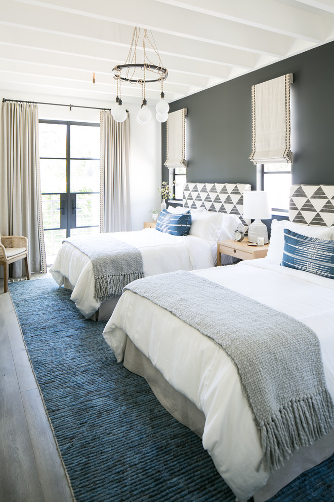 Industrial Modern Farmhouse Bedroom Los Angeles by Scribe