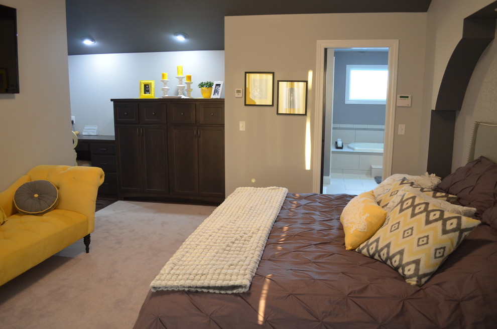 Elegant bedroom photo in Minneapolis