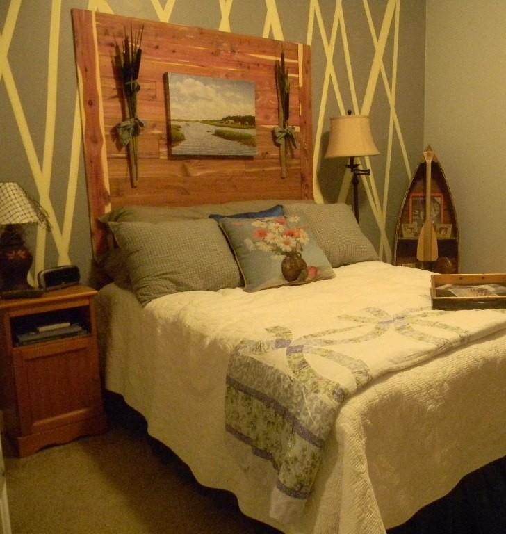 Eclectic bedroom in Charlotte.