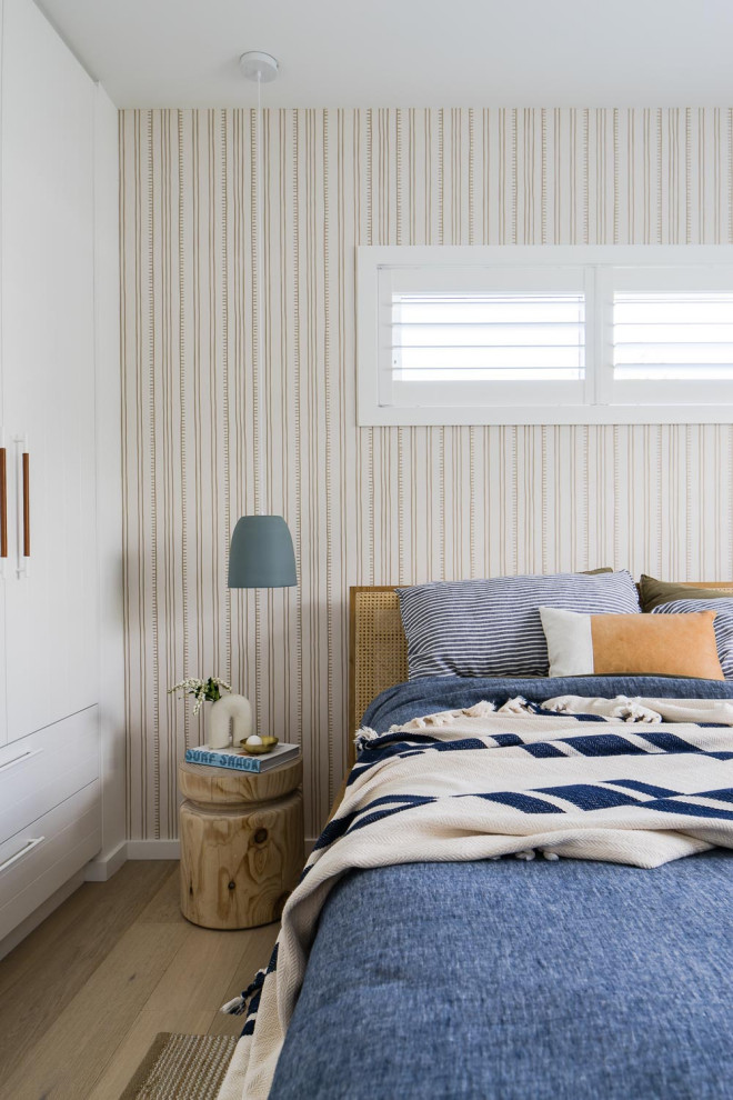 Inspiration for a coastal bedroom remodel in Sydney