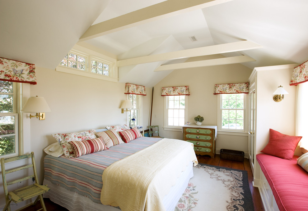 Traditional bedroom in Boston.