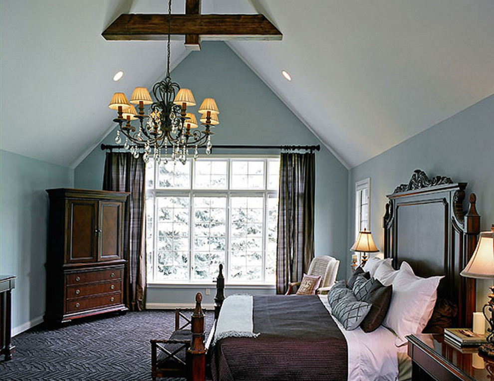 Inspiration for a timeless bedroom remodel in Indianapolis