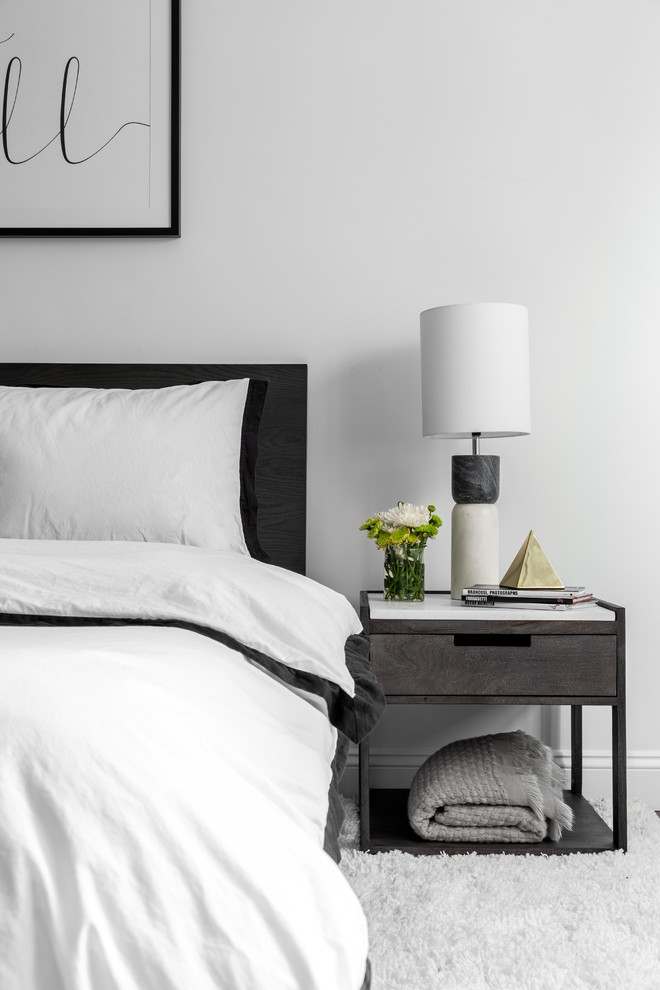 Invigorating Design Sheds A New Light On A Cookie Cutter Apartment Contemporary Bedroom New York By Decor Aid Houzz