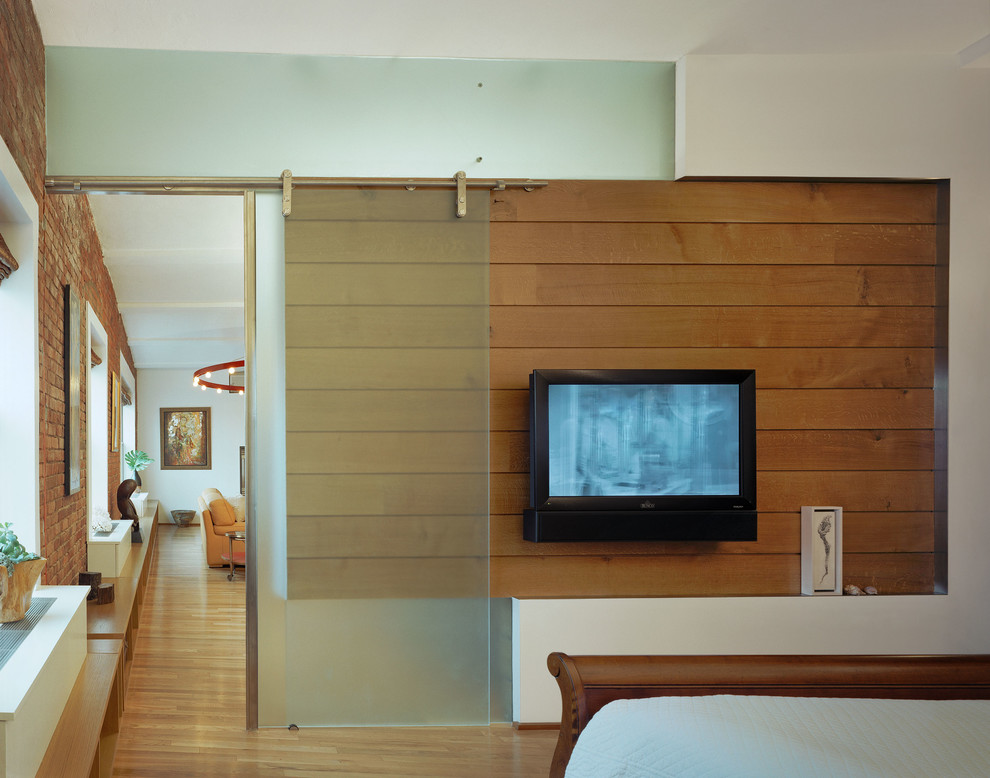 Industrial bedroom in New York.