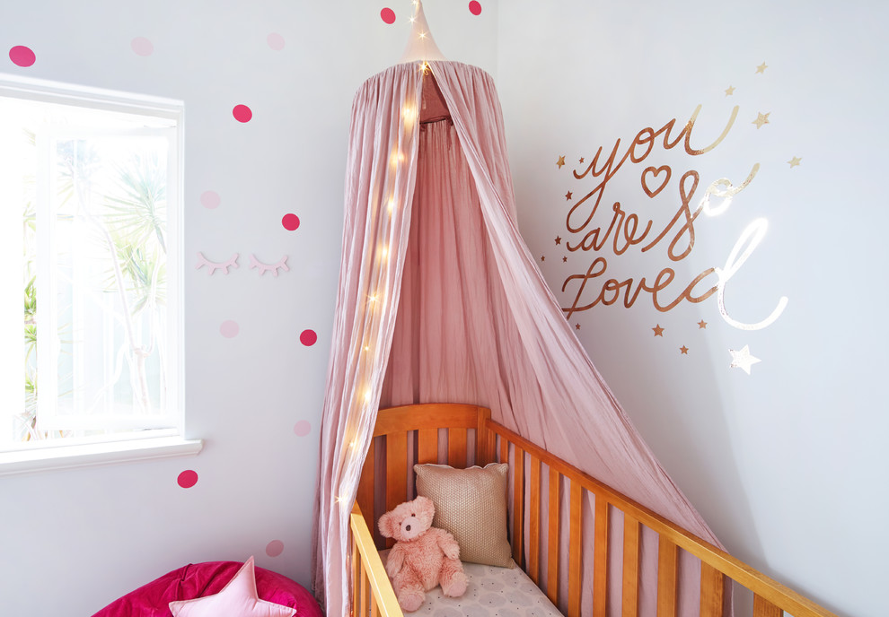 Transitional bedroom photo in Perth